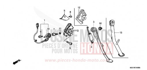 BEQUILLE VFR800XC de 2012